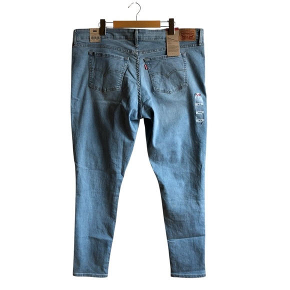 NWT Levi’s 711 Skinny Jeans Size 34 Eternal Indigo Light Wash NEW - Picture 8 of 15